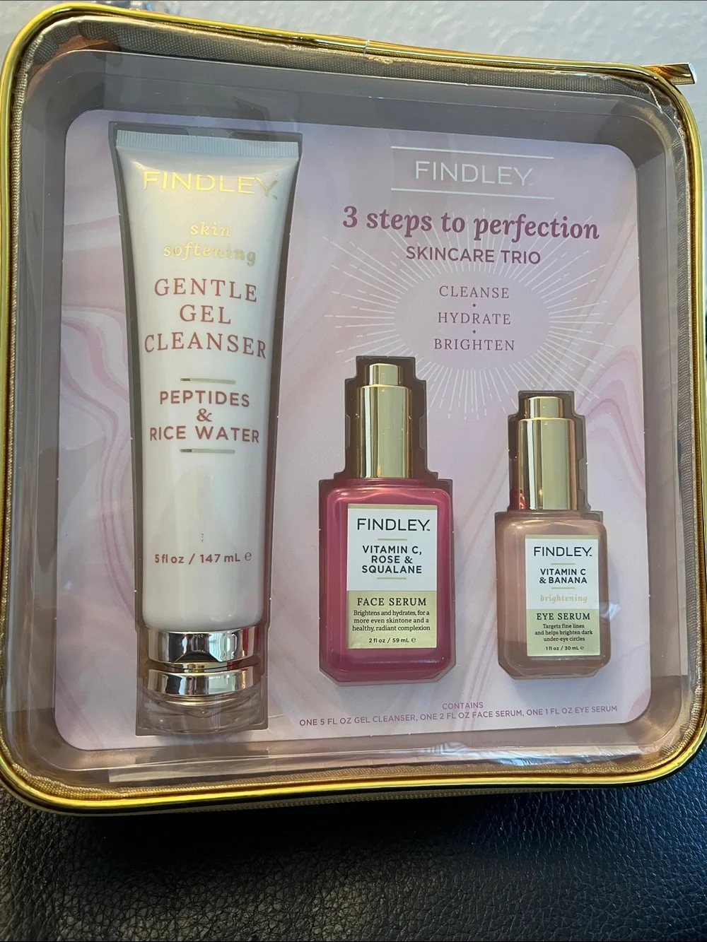 Finley Skincare Trio NIB - Gentle Gel Cleanser & Vitamin C Serums